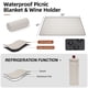thumbnail image 5 of Cesta de Picnic G GOOD GAIN para 4 Personas con Manta Impermeable, 5 of 7