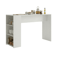 Exit - Isla Cocina Estantes Blanca