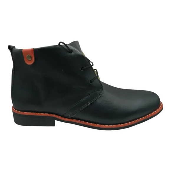 Zapato Hombre D'piero Cuero Chapulino Negro