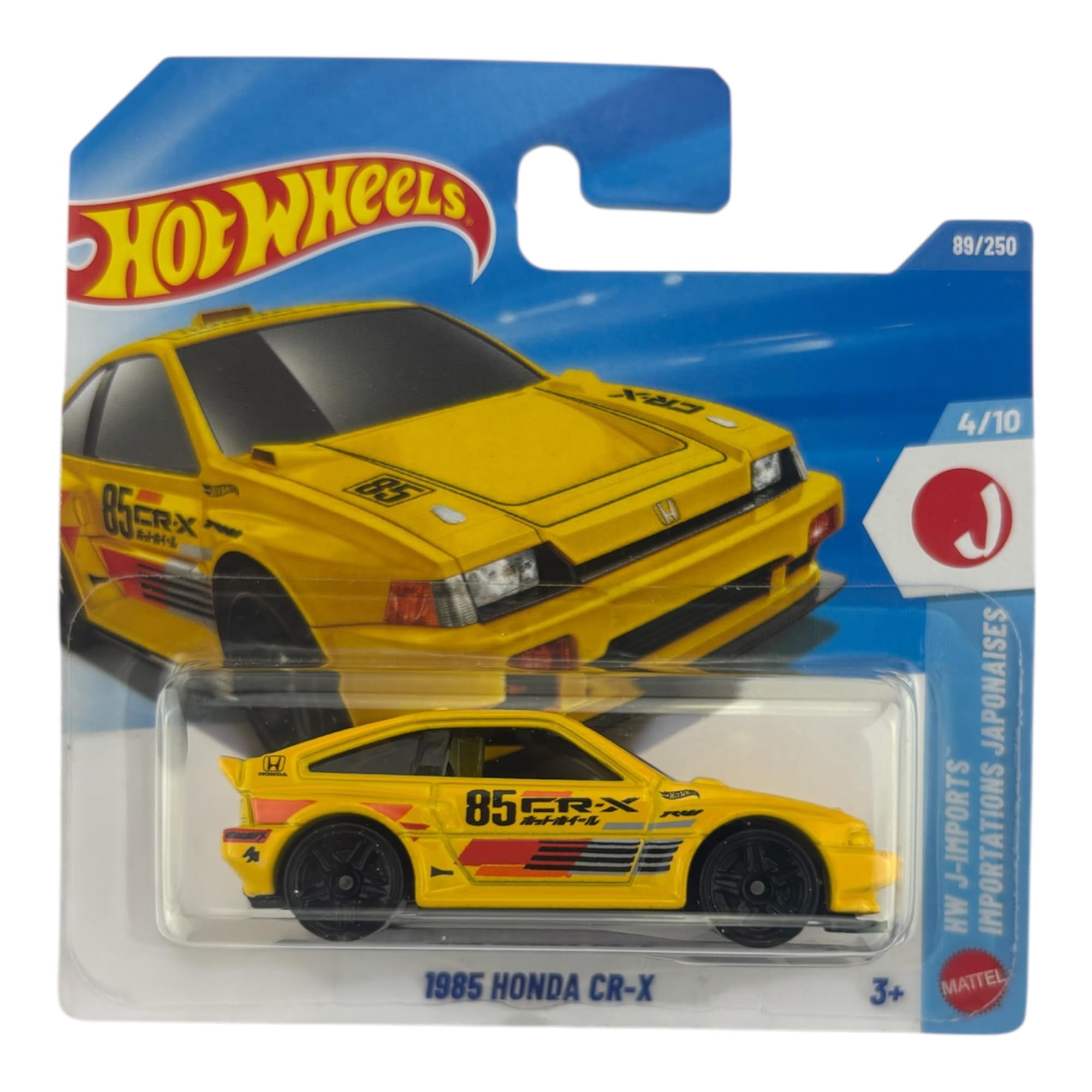 Vehículo De Juguete Fundido A Presión Hot Wheels 1985 Honda Cr-x A Escala 1:64