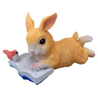 Bothyi - Modelo De Conejo Adornos De Escritorio Escritorio Encantador Para Bodas Navidad Amigos