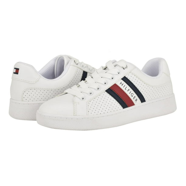 Zapatilla Tommy Hilfiger Jallya para mujer, color blanco, talla 11