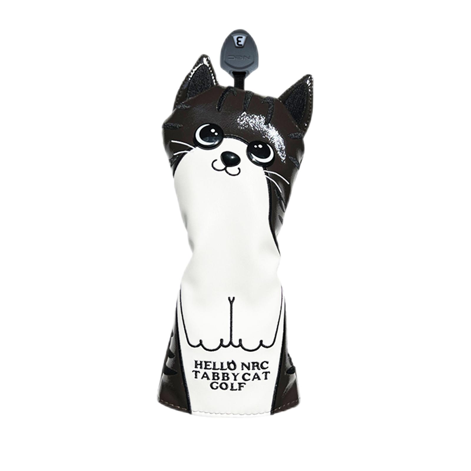 Ioensy - Funda Impermeable Para Cabeza De Palo, A Prueba De Arañazos, Funda Para Cabeza De Madera De Golf, Regalo Para Golfista, Negro Fw