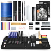 Juego De Lápices De Dibujo Shuttle Art, Paquete De 52 Con Funda Para Niños Y Adultos