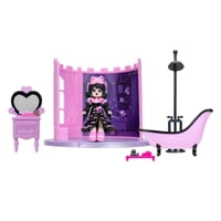 Royale High - Tocador Playset Royale Con 1 Muñeca Y 6 Accesorios