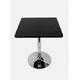 thumbnail image 2 of Mesa Comedor De Altura Regulable Cuadrada 60 Cm Color Negro, 2 of 3