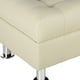 thumbnail image 4 of Banqueta Lisboa 2c Pu 12 Beige, 4 of 5