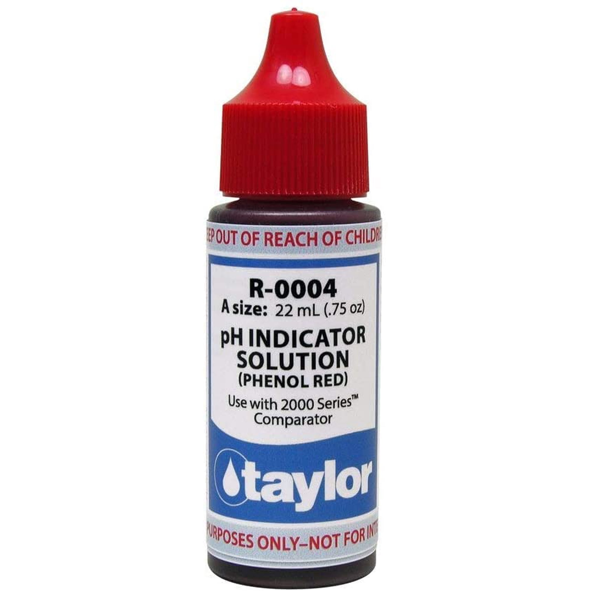 Solución Indicadora De Ph Taylor R-0004-a-264 22 Ml (rojo Fenol)
