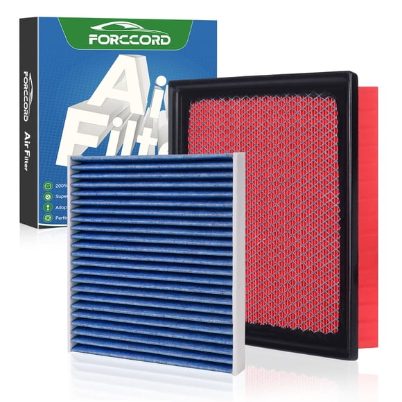 Kit de filtros de aire de cabina y motor Forccord para Toyota Tundra y Sequoia 2014‑2021