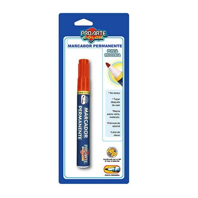 Marcador Permanente Rojo 1 Un Proarte
