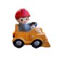thumbnail image 5 of Resina Vehículo Juguete Decoraciones Construcción Tema Decoraciones Creativo Mini Bulldozer, 5 of 5