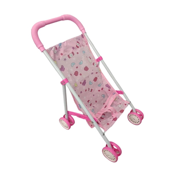 Cochecito de Muñecas, Juguete Educativo, Juguete de Rol, Portátil, Regalo de Fiesta, Cochecito de Muñecas, Cochecito de Muñecas para Niños de 3 años E