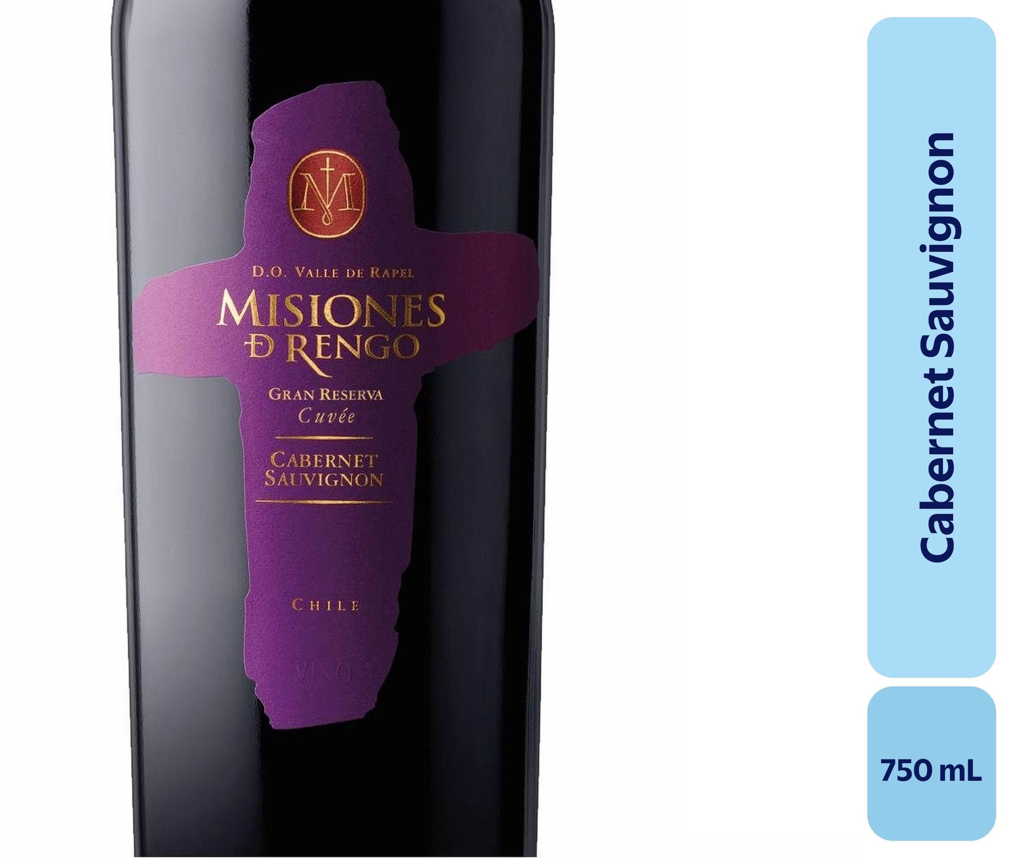 Vino Cabernet Sauvignon Botella 750 mL Misiones De Rengo