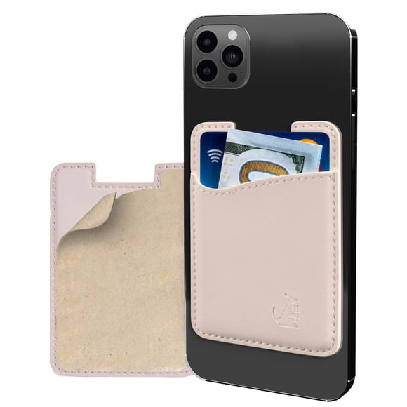 Cartera para teléfono móvil pegada en piel Wallaroo de primera calidad