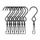 thumbnail image 5 of 10x Clips De Ganchos Giratorios En Forma De S Para Colgar Flores De Viento De Jardín/macetas, 5 of 5