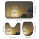 thumbnail image 3 of MIFFY-theme 4-Piece Shower Curtain Set with Rugs, Waterproof Bathroom Decor Set Includes Bath Mat, U-Shaped Rug, Toilet Lid Cover and Curtain with Hooks, 3 of 6