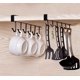 thumbnail image 1 of Ganchos para tazas EIGPluy, 2 unidades, para debajo del armario, metal negro, 1 of 8