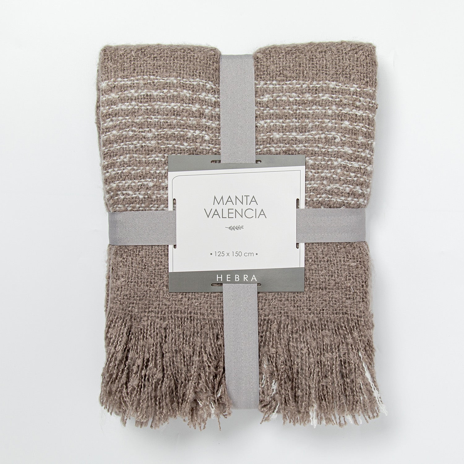 Hebra - Manta Valencia 125x150 Gris
