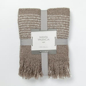 Hebra - Manta Valencia 125X150 Gris