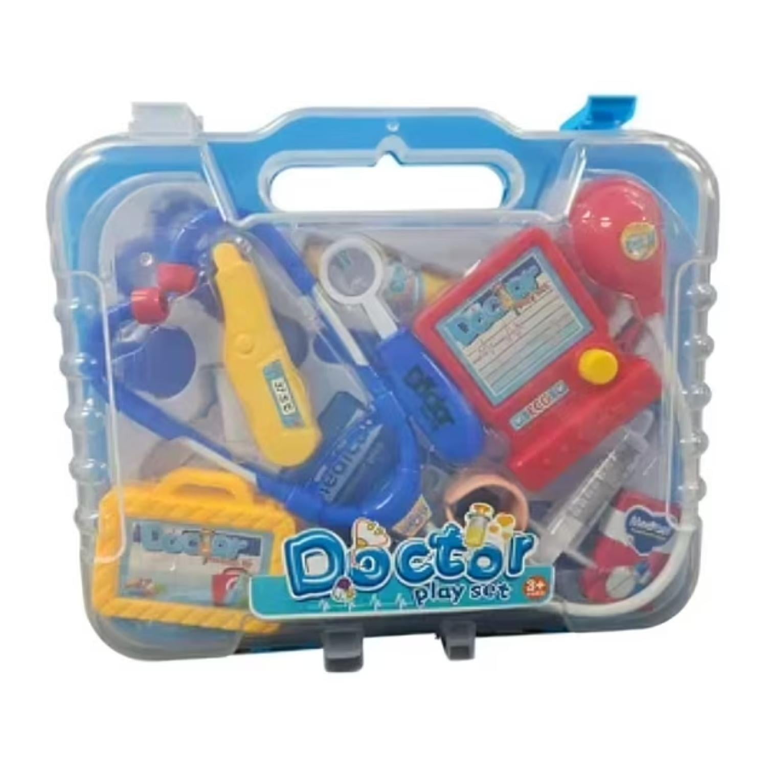 Genérico - Juguete Set Maleta Doctor Con Accesorios Azul Infantil
