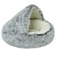 thumbnail image 1 of Camas relajantes para perros y gatos con capucha, para mascotas pequeñas, de piel sintética antideslizante y esponjosa, diámetro exterior de 40 cm., 1 of 5