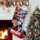 thumbnail image 1 of Hilda Tema: Calcetines de Navidad, fino lino blanco para colgar en escaleras y chimenea, decoración navideña para el hogar, regalo de Navidad.54cm×38cm, 1 of 5