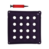 Magideal - Cojín De Asiento Inflable De Aire, Cojín De Cama Cuadrado De Pvc Transpirable, Cojín De Aire Flocado Azul