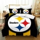 thumbnail image 2 of Football Team Logo Pittsburgh Steelers Quilt Duvet Cover Set Home Textiles, 2 of 3