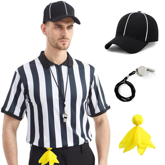 Set De Camiseta De Árbitro Woowee Unisex Con Cierre Y Silbato