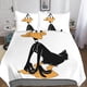 thumbnail image 1 of Juego de funda nórdica Entemah Daffy Duck con estampado 3D, ropa de cama con diseño de anime, juego de funda nórdica de 3 piezas, microfibra suave con cierre de cremallera para adolescentes, 1 of 3