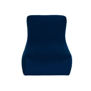 Bodevir - Pouf Tatto 1C Felpa Azul Marino