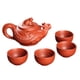 thumbnail image 2 of Juego de té Teaware hecho a mano práctico resistente a altas temperaturas juego de tetera y taza para el hogar para viajes de oficina casa de té Hotel Rojo, 2 of 5