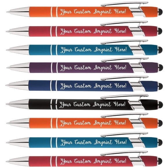Lápices Express Rainbow Rubberized Con Punta Stylus X12