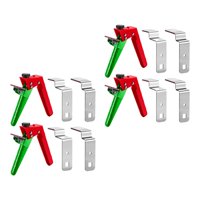 Ioensy - Abrazadera De Fijación Para Cajón Que Ahorra Mano De Obra Clip De Fijación Para La Instalación Del Panel Frontal Del Cajón 4 Juegos