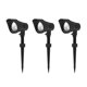 thumbnail image 1 of Pathway Light Living Accents LED negros de 12 W, paquete de 3, 1 of 1