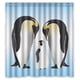 thumbnail image 1 of Cortina de ducha de baño con ganchos de la película "Los Pingüinos de Madagascar", tamaño 66 x 72 pulgadas, 1 of 3