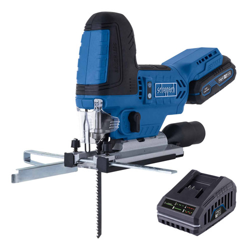 Sierra Caladora 20V Brushless + Starter Kit 2Ah - Scheppach