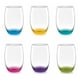 thumbnail image 1 of Set De 6 Vasos Altos Mikonos Fondo Color, 1 of 2