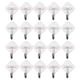 thumbnail image 1 of Ganchos adhesivos de plástico blanco, 20 unidades, para colgar en la pared, resistentes a los daños., 1 of 6