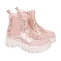 Pillin - Botín Niña Chelsea Con Cierre Damasco