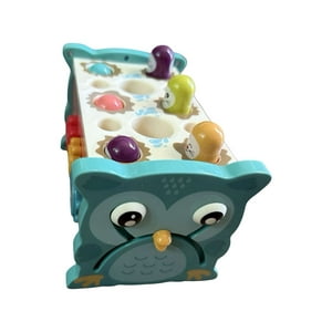 Babyword - Cubo Búho De Actividades Montessori Infantil 8 En 1 Verde