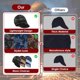 thumbnail image 3 of Gorra reversible para soldador Fullsheild de algodón FR, negra, 3 of 3