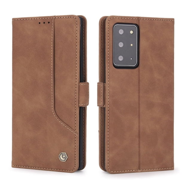 Luxury Leather Case For Samsung Galaxy Note 20 Ultra 10 9 Plus, Magnetic Flip Wallet Card Slots