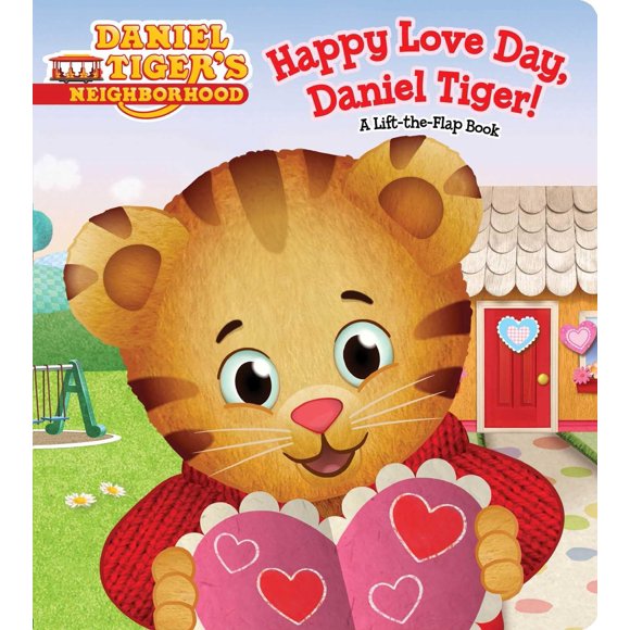 Libro Simon Spotlight “Happy Love Day” de Daniel Tiger con solapas
