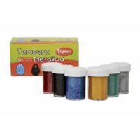 Stephens - Caja De Tempera 6 Colores Metalica