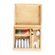 thumbnail image 2 of 1: 12 Escala Dollhouse Mini Caja De Pintura Cepillos Conjunto De Herramientas De Pintura Para La Decoración, 2 of 5