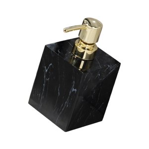 Magideal - Dispensador De Jabón, Bomba De Espuma, Botella De Loción, Champú, Ducha, Dispensador De Jabón De Manos Reutilizable Rústico, Dispensador De Jabón Líqu Oro Negro