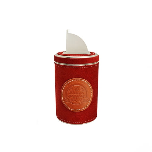 Yerbera Cilíndrica Con Dispensador Roja 180 G