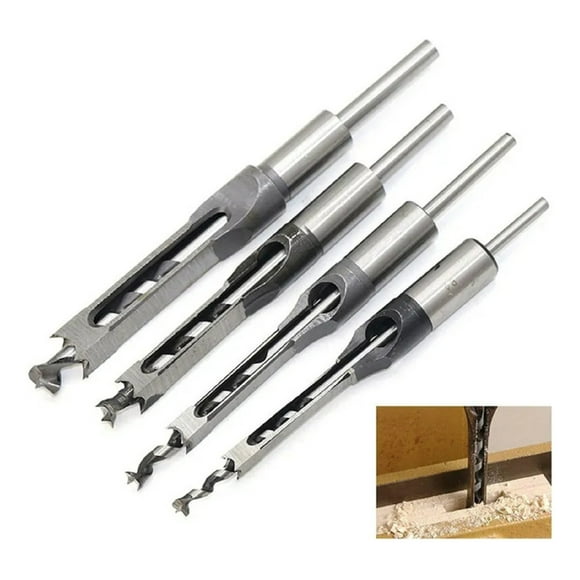 Broca Para Agujeros Cuadrados 4pcs Hss 18, 19, 20 Y 25mm