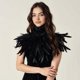 thumbnail image 4 of Chal HOMELEX de Plumas Cuervo para Disfraz de Halloween, 4 of 9